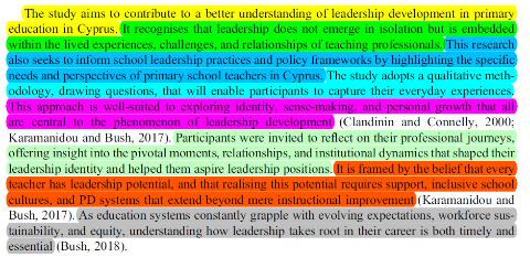 <p>Which sentence announces the work will be done in this study? (Multiple-choice)</p>