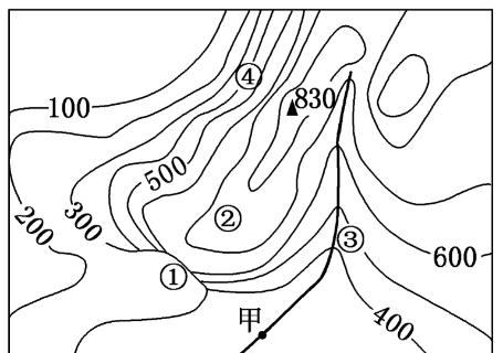 <p>③处代表（）山体部位</p>