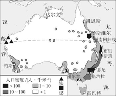 <p><strong>该国人口主要分布在(        )</strong><span data-tex=""> </span></p>