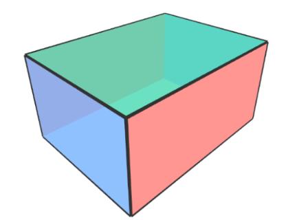<p>长方体共有 6个面，最少知道（ ）个面，就能确定长方体形状。</p>