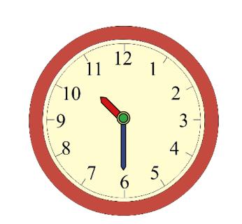 <p>选一选钟面上的时间</p>