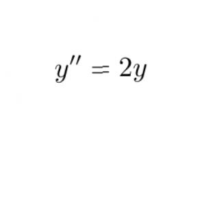 微分方程 <b>y'' = 2y</b> 可降阶为（&nbsp; &nbsp; ）