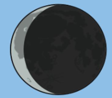 <p>Moon shape</p>