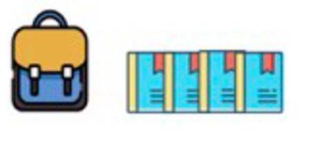 <p>兰兰一共有6本笔记本，4本在外面，那么她在书包里放了 ( )本。</p>