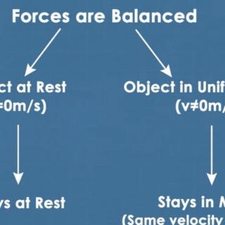 What is balanced force?