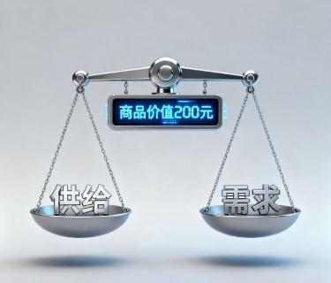 <p>“初始市场，供需基本平衡。根据价值规律，此时市场价格会是多少？”</p>