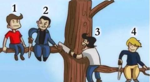 <p>图中哪个人最傻？</p>