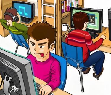 <p><strong>Pí'ěr</strong><sup>1</sup> sometimes play games with friends in the dorm.</p>