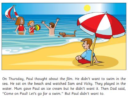 <p>Paul didn’t want the ice cream that his ___________________ gave him.</p>