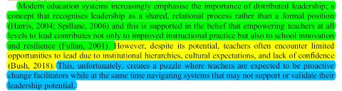 <p>What functions does the paragraph serve?</p>
