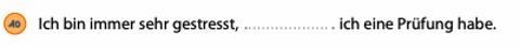 <p>weil, wenn oder denn?</p>