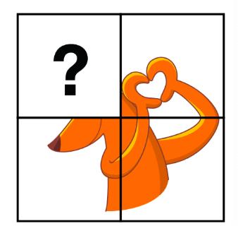 <p>Which of these puzzle pieces completes the picture?<span data-tex=""> </span></p>