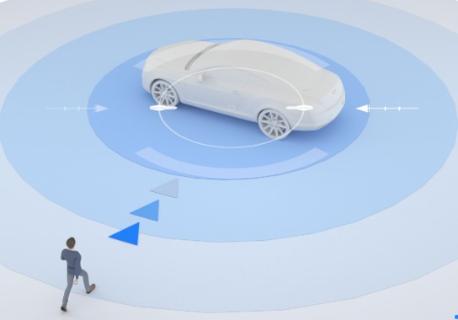<p>Which of the following is <strong>NOT</strong> an walk-away unlock recognition area for the vehicle access system of the AVATR 07 ASE EV?</p>