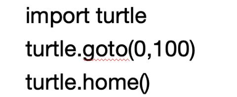 <p>执行以下指令，观察海龟的运行路径描述正确的是？（ ）</p>