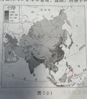 <p>图中甲地&#xff0c;乙地人口稀疏&#xff0c;主要原因是</p>