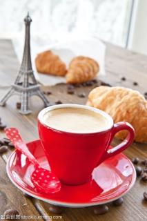 <p>In France, what do people drink coffee from for breakfast?</p>