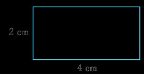 <p>在下面的长方形中画一个最大的圆，则这个圆的半径是（ ）cm</p>