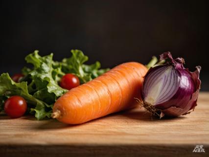 <p>What are the two vegetables names you can see? </p>
