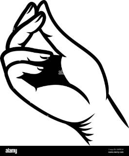 <p>What is the pay pincher gesture typically used for?</p>