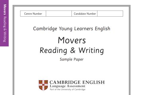 Movers - G3 - GCGS - Sample papers - Volume 2 - R&W P5