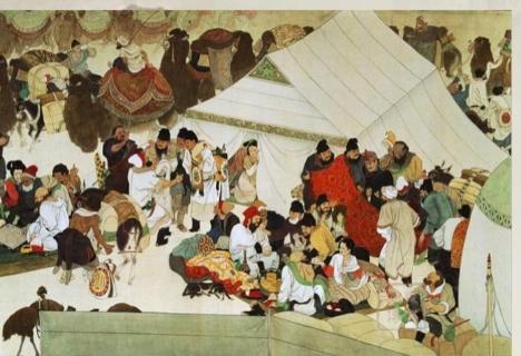 <p>What were traded along the Silk Roads besides physical goods? 多选题</p>