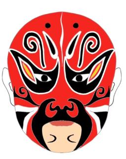 <p>京剧脸谱的颜色中，红色通常代表忠勇侠义，如关羽。</p>