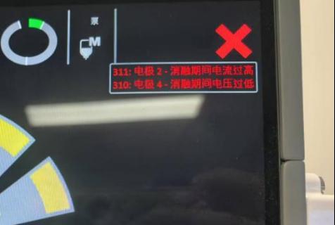 <p>术中出现图片中的311/310报错，可以采取什么解决措施? （多选）</p>
