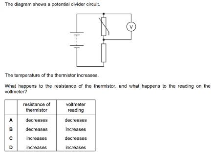 <p>假设这个热敏电阻的温度升高</p>