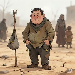 <p>Does he look like he has a lot of money? </p>