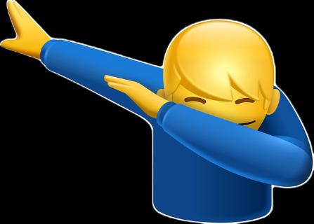 <p>"The Dab" gesture appears when you want to show_____?</p>