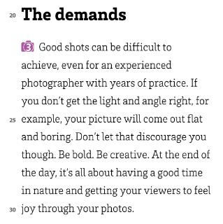 <p>What will happen if you don&#39;t get the light and angle right?</p>