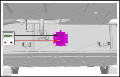 <p>As shown in the figure, after measuring that the DC voltage of the HV plug is higher than the standard value, what operation should we perform immediately?</p>