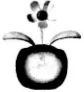 <p>右下图是一种在阳光下不断摇摆的塑料小花，常见人们将它放在汽车的驾驶室内。花盆表面的太阳能电池板在太阳光下产生电流，驱动电机使小花左右摆动。下列有关小花摆动过程中能量的转化正确的是</p>