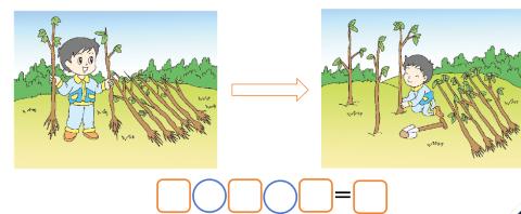 <p>根据图填算式</p>