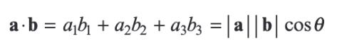 <p>The formula is useful when we are to find _______ between the two vectors.</p>