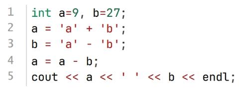 <p>下面C++代码执行，其输出是( )。</p>