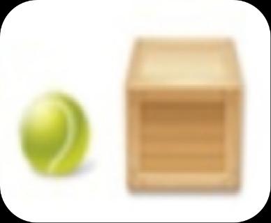 <p>_____ the box</p>