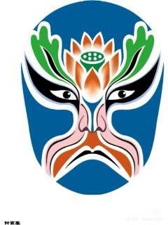 <p>京剧脸谱的颜色中，蓝色通常代表狡猾奸诈，如曹操。</p>