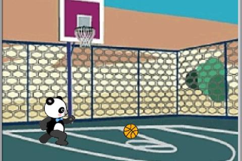 3.熊猫打篮球