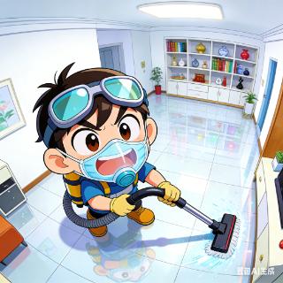 <p>她非常爱干净，一天打扫三次房子。空格处最合适的词是：</p>